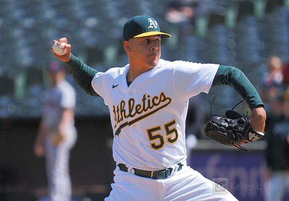 MLB: Cleveland Guardians at Oakland Athletics