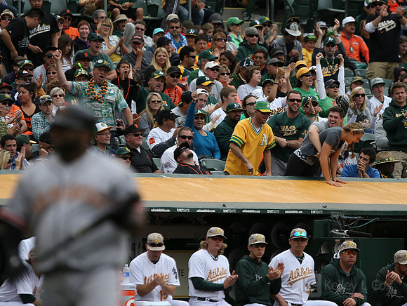 MLB: San Francisco Giants at Oakland Athletics