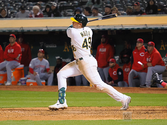 MLB: Cincinnati Reds at Oakland Athletics