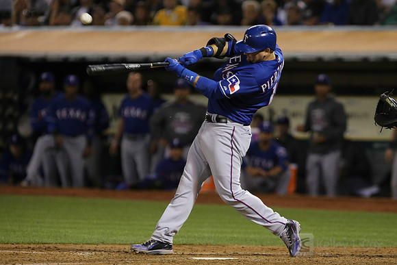 MLB: Texas Rangers at Oakland Athletics