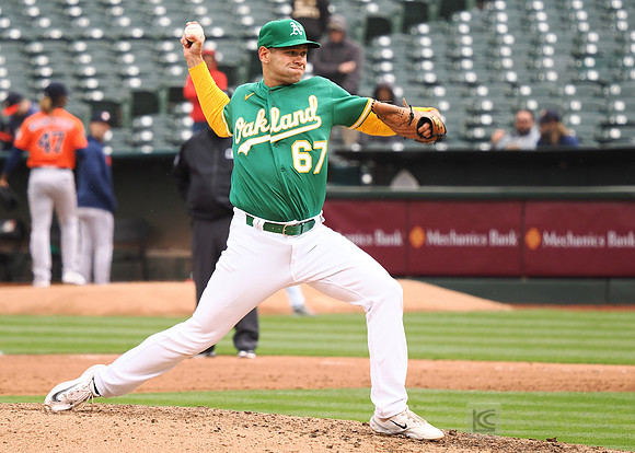 MLB: Houston Astros at Oakland Athletics