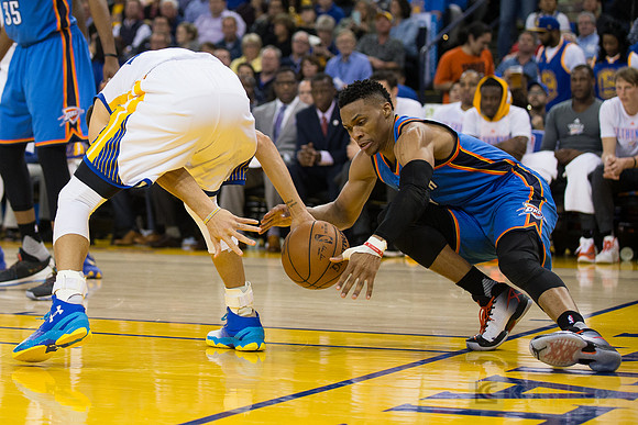 NBA: Oklahoma City Thunder at Golden State Warriors