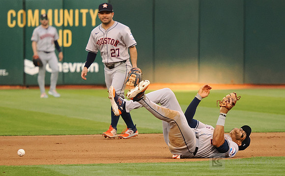 MLB: Houston Astros at Oakland Athletics