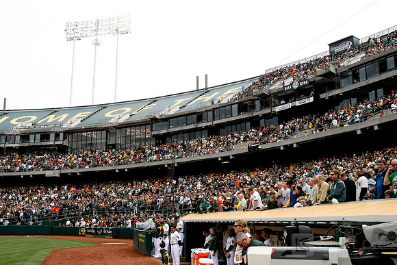 MLB: San Francisco Giants at Oakland Athletics