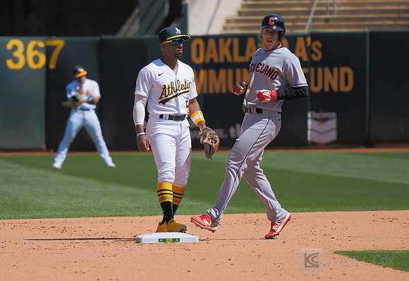 MLB: Cleveland Guardians at Oakland Athletics