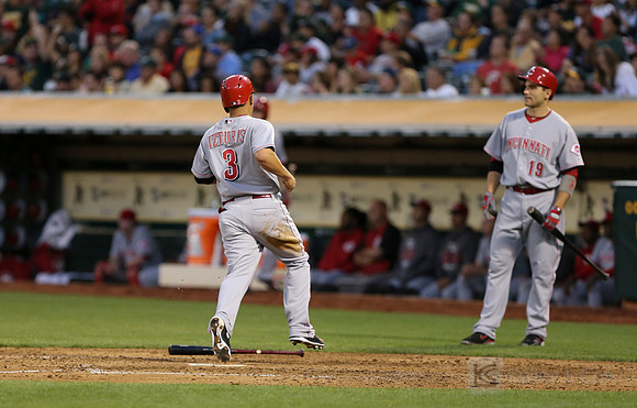 MLB: Cincinnati Reds at Oakland Athletics