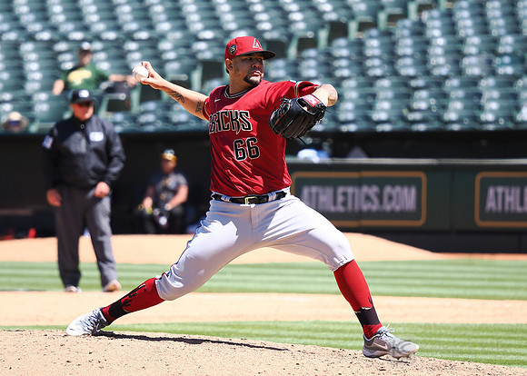 MLB: Arizona Diamondbacks at Oakland Athletics