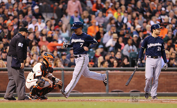 MLB: Milwaukee Brewers at San Francisco Giants