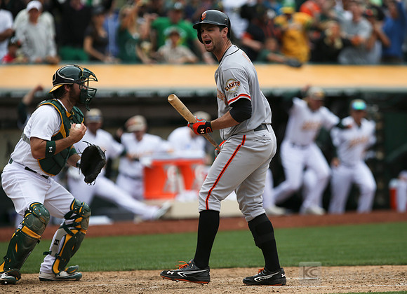 MLB: San Francisco Giants at Oakland Athletics