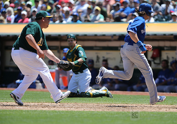 MLB: Toronto Blue Jays at Oakland Athletics