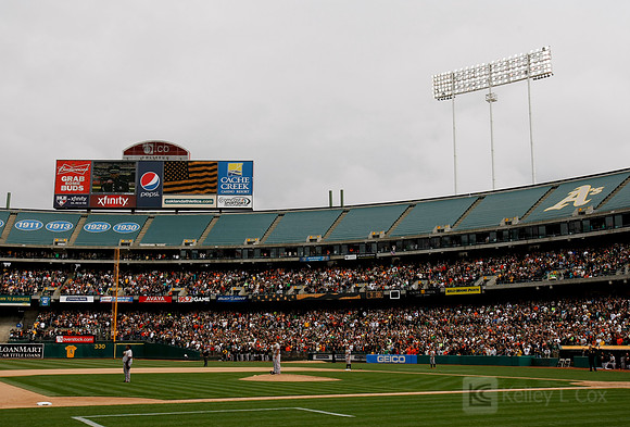MLB: San Francisco Giants at Oakland Athletics