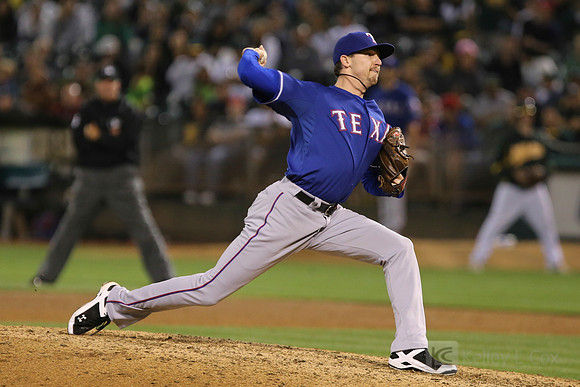 MLB: Texas Rangers at Oakland Athletics