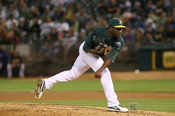 MLB: Texas Rangers at Oakland Athletics