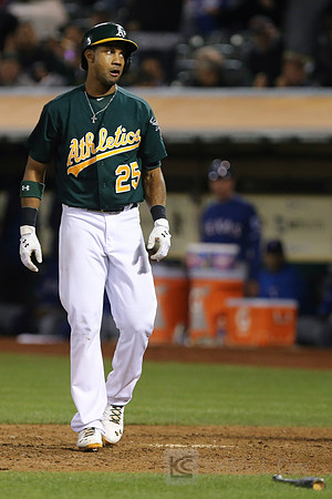 MLB: Texas Rangers at Oakland Athletics