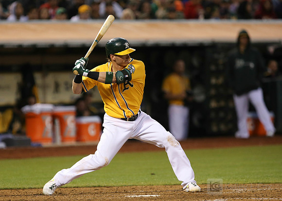 MLB: Cleveland Indians at Oakland Athletics