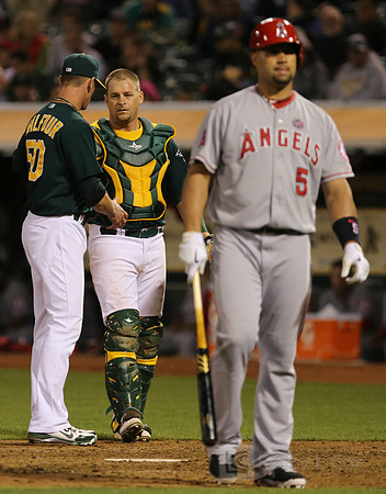 MLB: Los Angeles Angels at Oakland Athletics