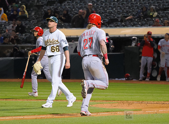 MLB: Cincinnati Reds at Oakland Athletics
