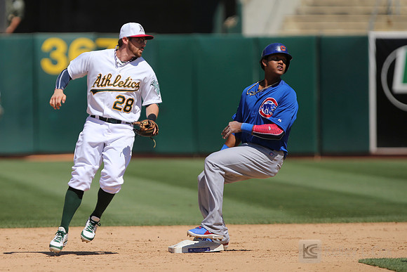 MLB: Chicago Cubs at Oakland Athletics