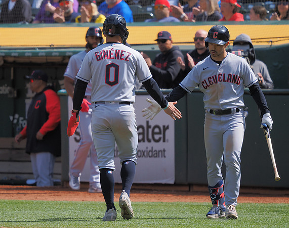 MLB: Cleveland Guardians at Oakland Athletics