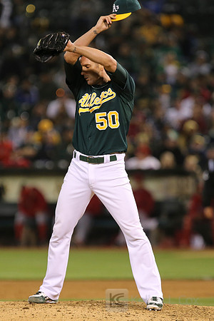 MLB: Los Angeles Angels at Oakland Athletics
