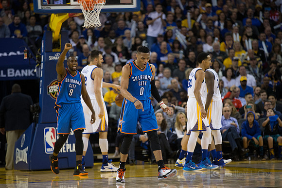 NBA: Oklahoma City Thunder at Golden State Warriors
