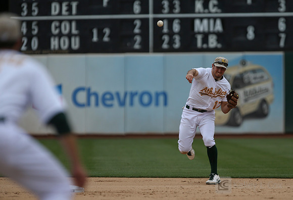 MLB: San Francisco Giants at Oakland Athletics