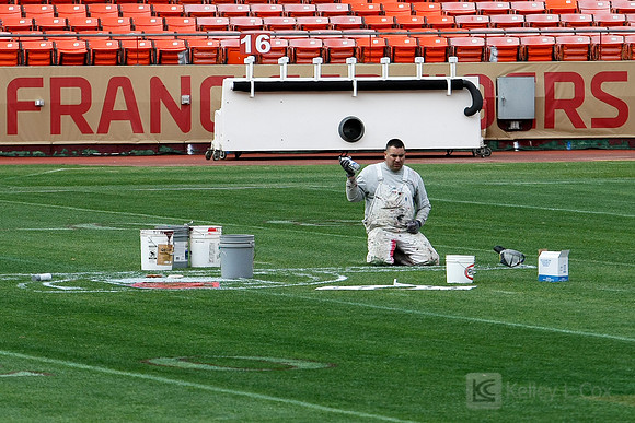 NFL: San Francisco 49ers-Field Preparations