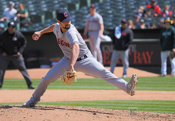 MLB: Cleveland Guardians at Oakland Athletics