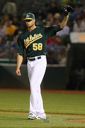 MLB: Texas Rangers at Oakland Athletics