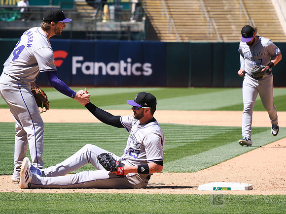 MLB: Colorado Rockies at Oakland Athletics