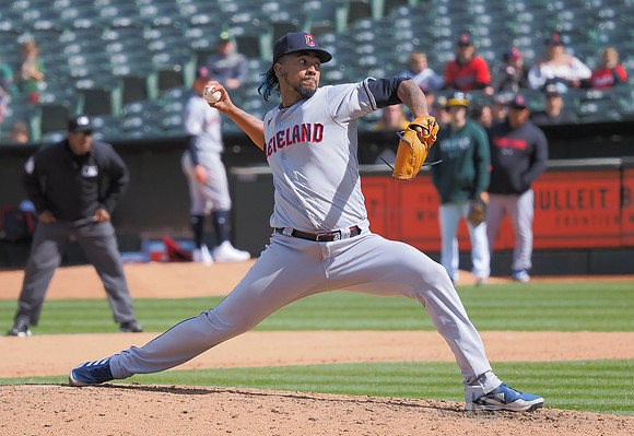 MLB: Cleveland Guardians at Oakland Athletics