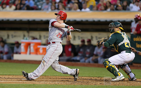 MLB: Cincinnati Reds at Oakland Athletics