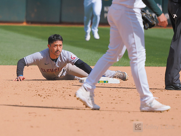 MLB: Cleveland Guardians at Oakland Athletics
