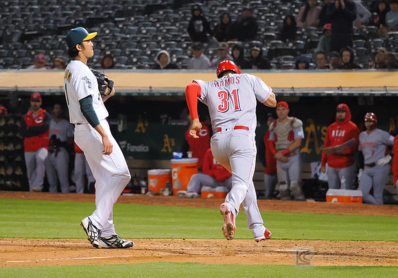 MLB: Cincinnati Reds at Oakland Athletics