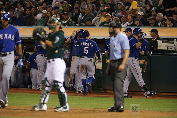 MLB: Texas Rangers at Oakland Athletics