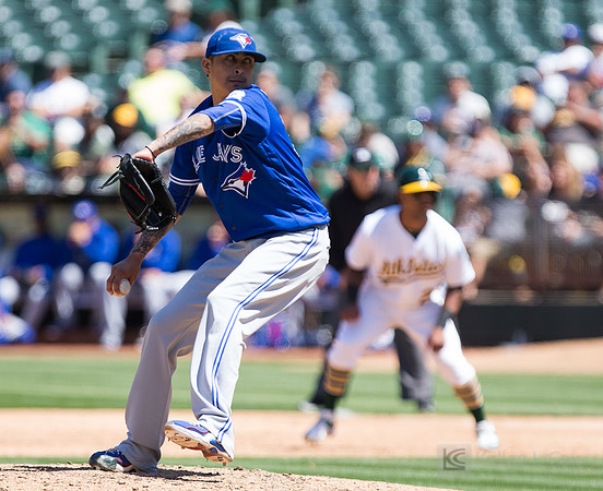 MLB: Toronto Blue Jays at Oakland Athletics