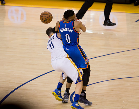 NBA: Playoffs-Oklahoma City Thunder at Golden State Warriors