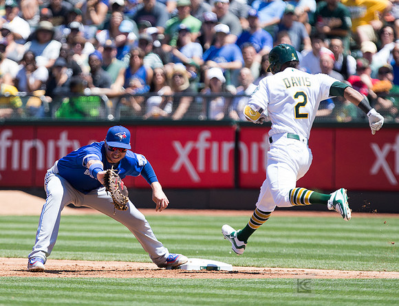 MLB: Toronto Blue Jays at Oakland Athletics