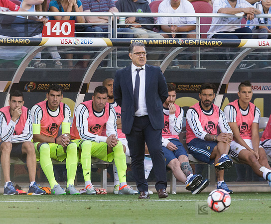 Soccer: 2016 Copa America Centenario-Argentina at Chile