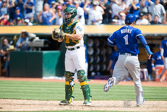 MLB: Toronto Blue Jays at Oakland Athletics