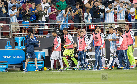 Soccer: 2016 Copa America Centenario-Argentina at Chile