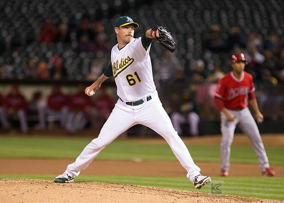 MLB: Los Angeles Angels at Oakland Athletics