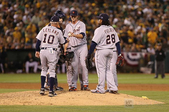 MLB: ALDS-Detroit Tigers at Oakland Athletics