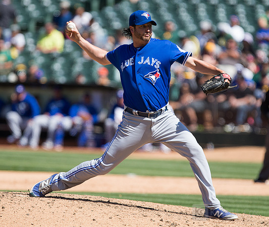 MLB: Toronto Blue Jays at Oakland Athletics