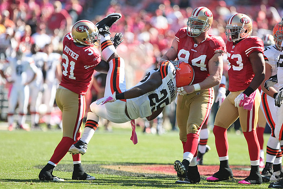 NFL: Browns at 49ers