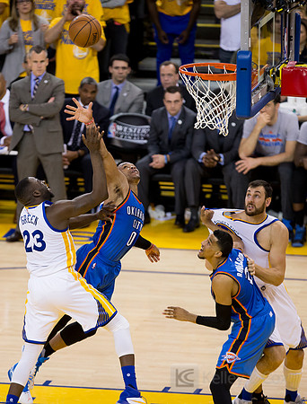 NBA: Playoffs-Oklahoma City Thunder at Golden State Warriors