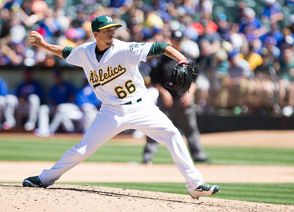 MLB: Chicago Cubs at Oakland Athletics
