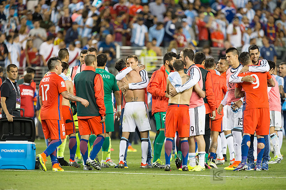 Soccer: 2016 Copa America Centenario-Argentina at Chile