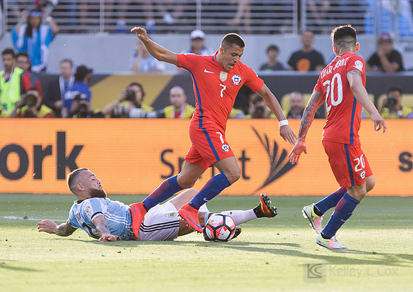 Soccer: 2016 Copa America Centenario-Argentina at Chile