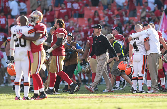NFL: Browns at 49ers